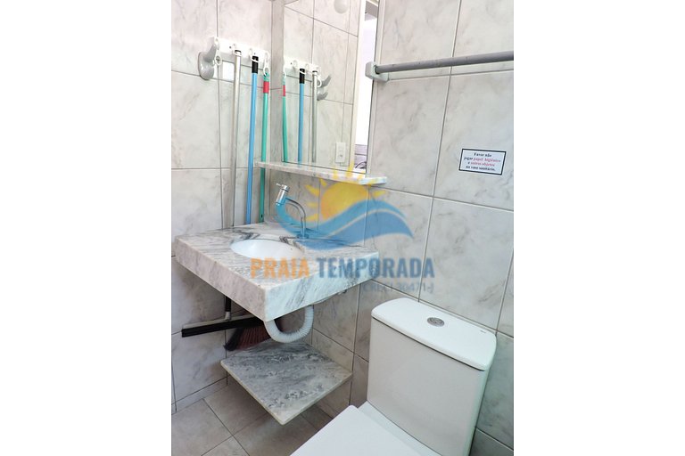 Apartamento de 1 dormitorio para 6 personas a dos cuadras de