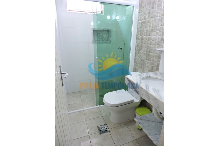 1 bedroom apartment for 6 people two blocks from Praia Grand
