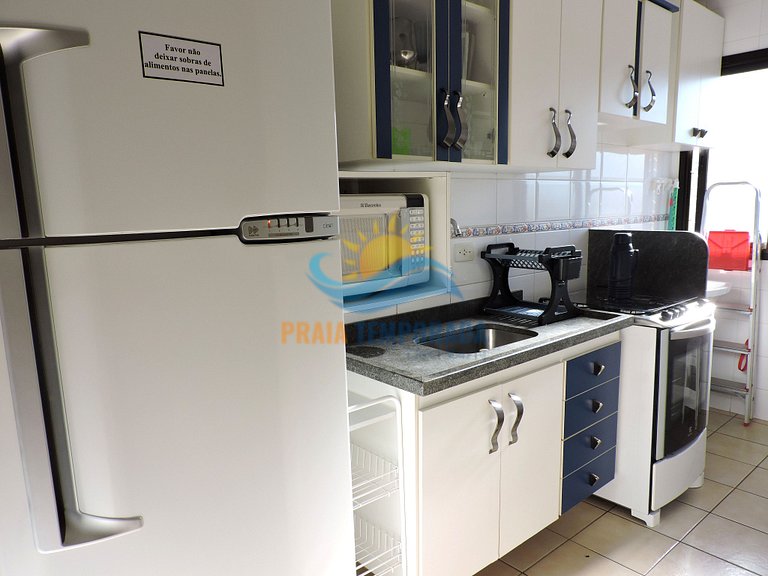 Apartamento 46-B de 1 dormitório para 5 pessoas a uma quadra