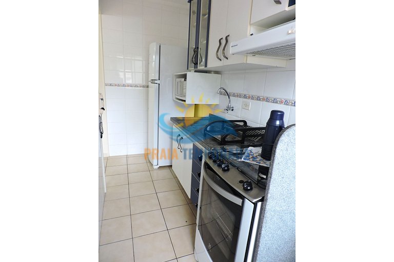 Apartamento 46-B de 1 dormitório para 5 pessoas a uma quadra