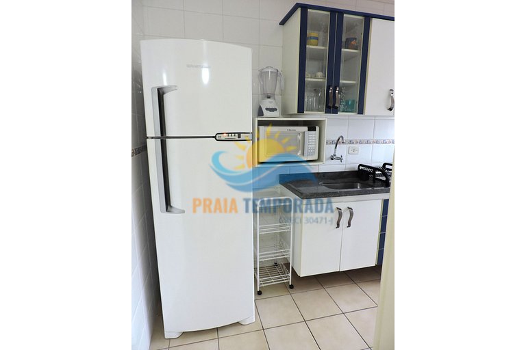 Apartamento 46-B de 1 dormitório para 5 pessoas a uma quadra