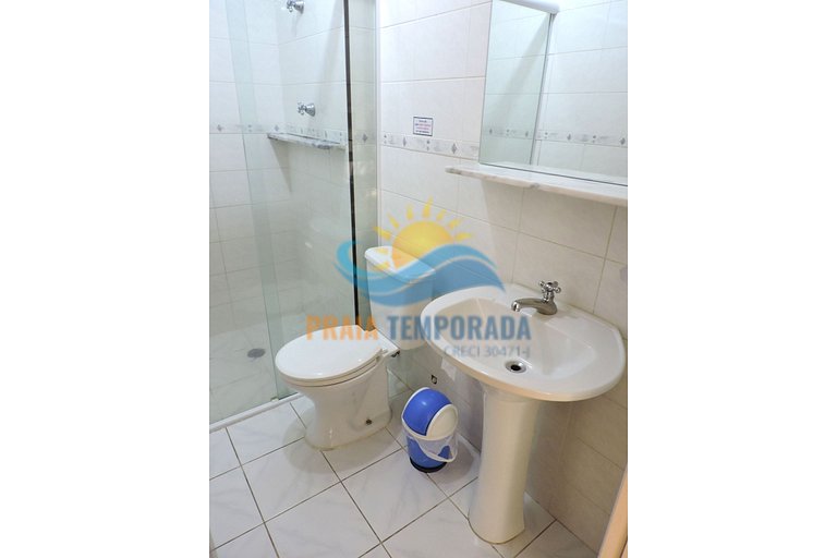 Apartamento 46-B de 1 dormitório para 5 pessoas a uma quadra