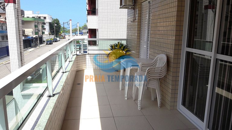 Apartamento 12 de 3 dormitórios para 8 pessoas a uma quadra