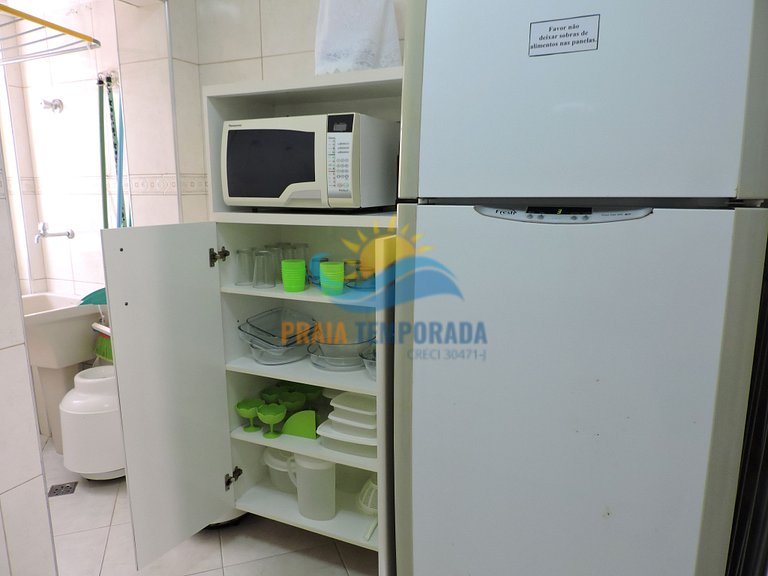 Apartamento 12 de 2 dormitórios para 7 pessoas a duas quadra