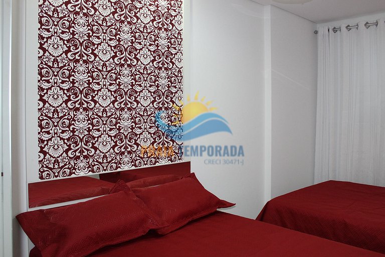 Apartamento com varanda gourmet, piscina e sauna