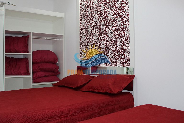 Apartamento com varanda gourmet, piscina e sauna
