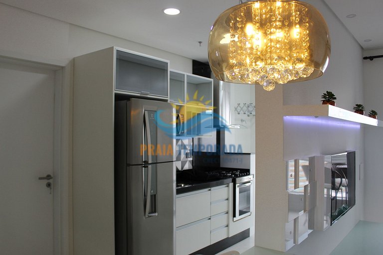 Apartamento com varanda gourmet, piscina e sauna