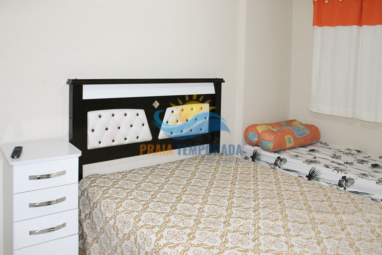 Apartamento frente mar com sacada gourmet
