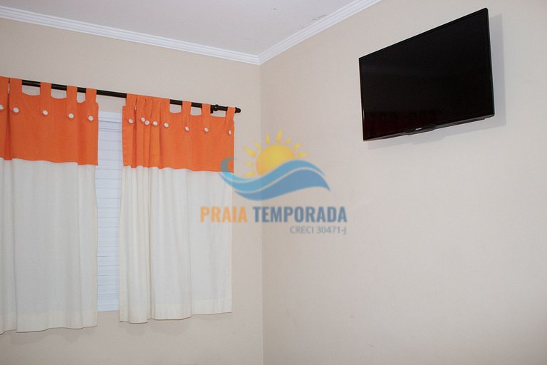 Apartamento frente mar com sacada gourmet