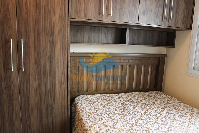 Apartamento frente mar com sacada gourmet