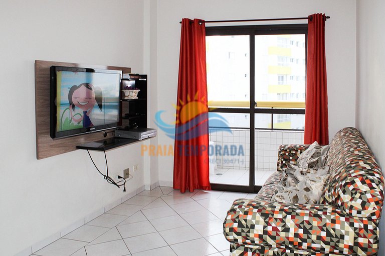 Apartamento com linda vista para o mar, prédio com piscina