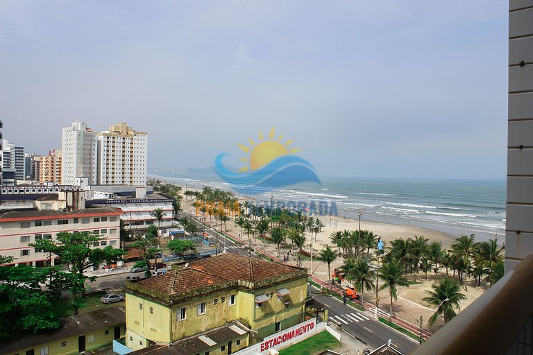 Apartamento com linda vista para o mar, prédio com piscina