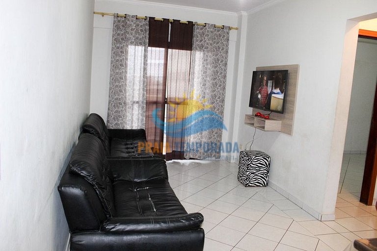 Apartamento frente ao mar com piscina com cascata
