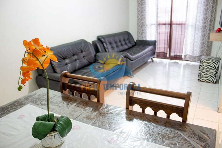 Apartamento frente ao mar com piscina com cascata