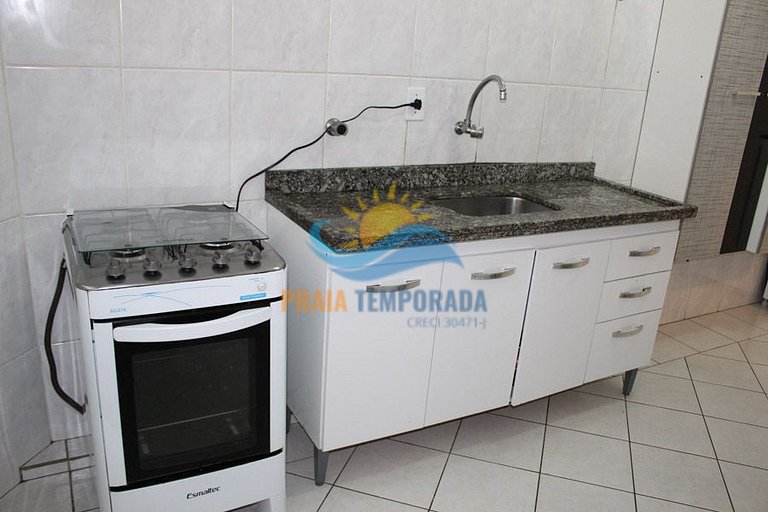 Apartamento frente ao mar com piscina com cascata