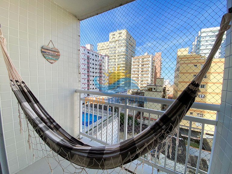 Apartamento próximo da praia com área de lazer completa