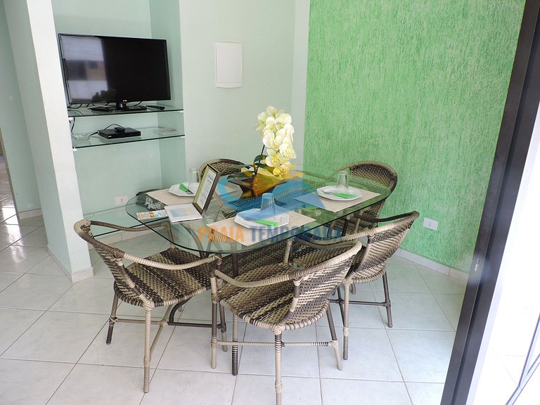 Apartamento 12 de 2 dormitórios para 7 pessoas a duas quadra