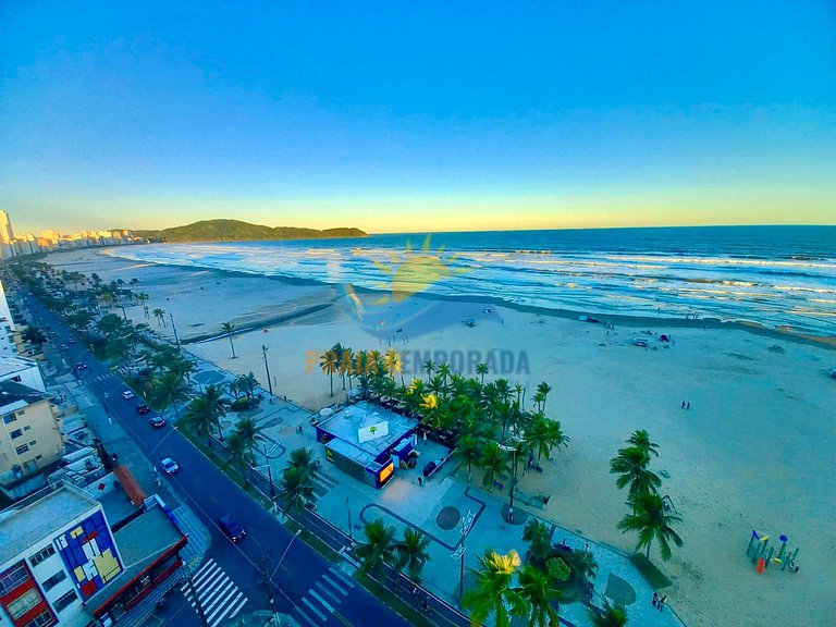 G1301 - Apto frente ao mar c/ Wi-Fi na Guilhermina
