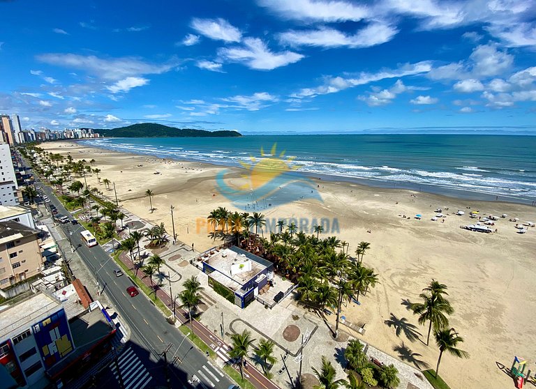 G1301 - Apto frente ao mar c/ Wi-Fi na Guilhermina