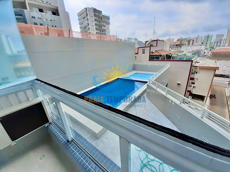 B016 - Aconchegante c/ Wi-Fi| Piscina | 30m Praia
