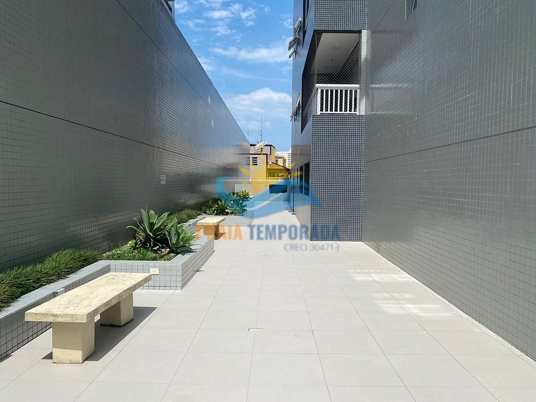 B016 - Aconchegante c/ Wi-Fi| Piscina | 30m Praia