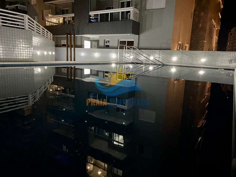Apartamento com varanda gourmet, piscina e sauna