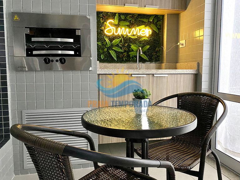 B016 - Aconchegante c/ Wi-Fi| Piscina | 30m Praia