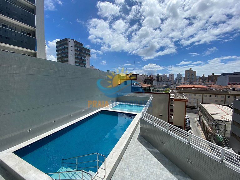 B016 - Aconchegante c/ Wi-Fi| Piscina | 30m Praia