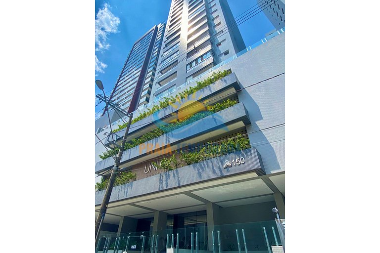 Apartamento com varanda gourmet, piscina e sauna