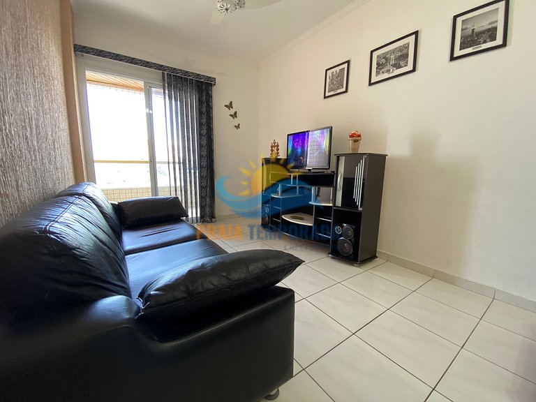 Apartamento frente mar com sacada gourmet