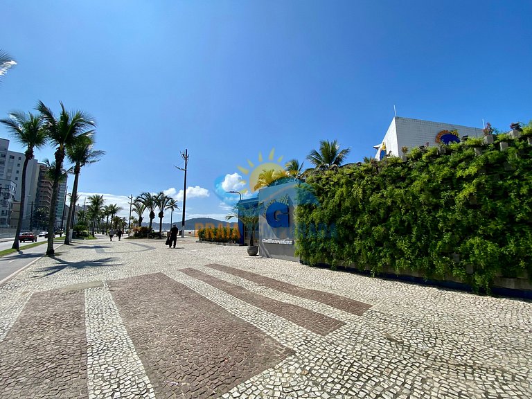 G1301 - Apto frente ao mar c/ Wi-Fi na Guilhermina