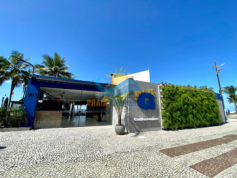 G1301 - Apto frente ao mar c/ Wi-Fi na Guilhermina