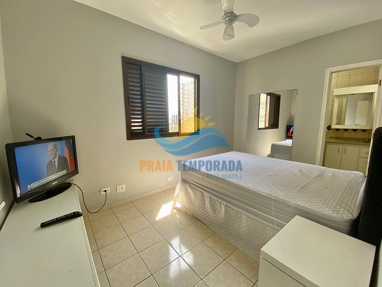 A072 - Apto c/ Churrasqueira & Piscina | 30m Praia