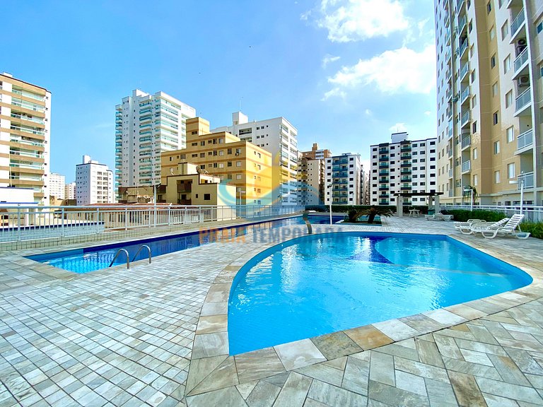 Apartamento próximo a praia com lazer completo