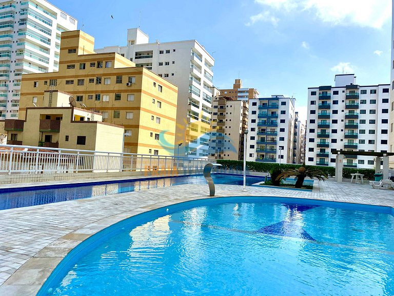 Apartamento próximo a praia com lazer completo