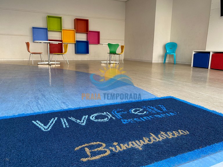 Apartamento próximo a praia com lazer completo