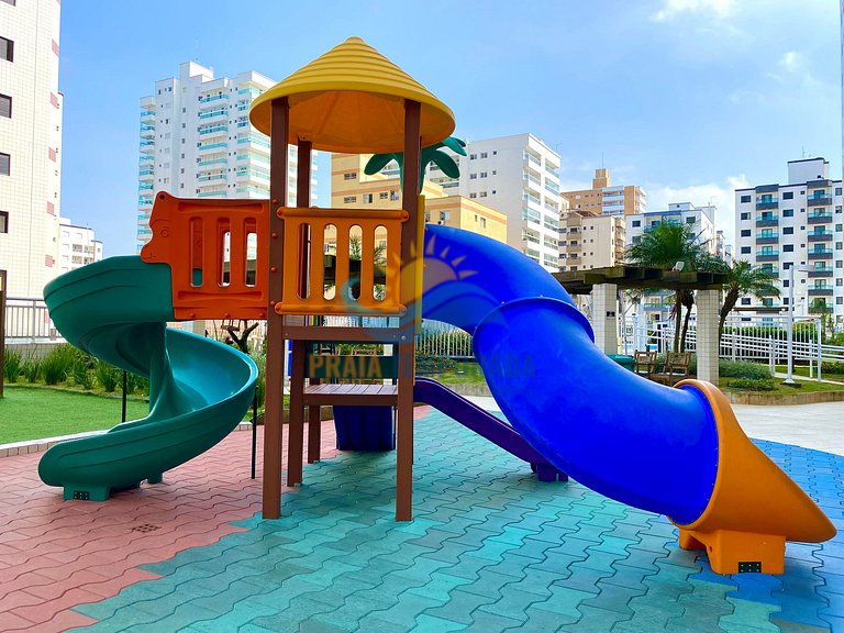 Apartamento próximo a praia com lazer completo