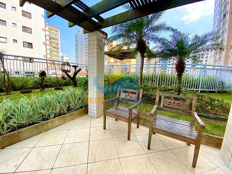 Apartamento próximo a praia com lazer completo