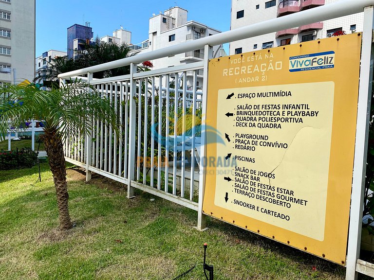 Apartamento próximo a praia com lazer completo