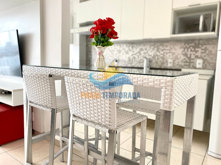 Apartamento próximo a praia com lazer completo