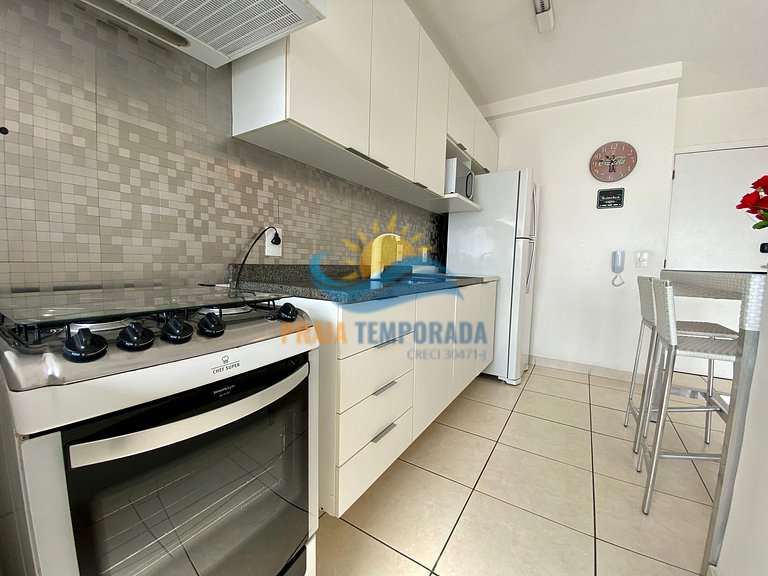 Apartamento próximo a praia com lazer completo