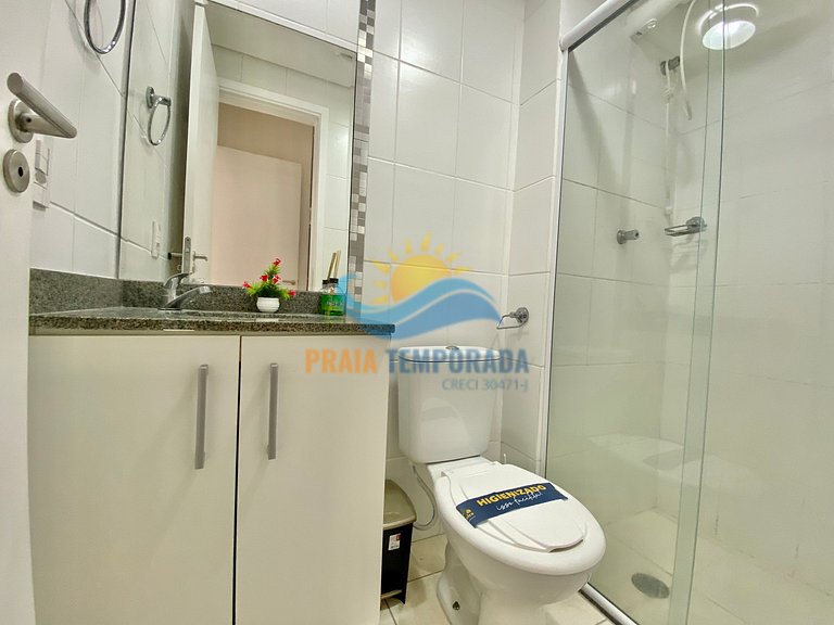 Apartamento próximo a praia com lazer completo