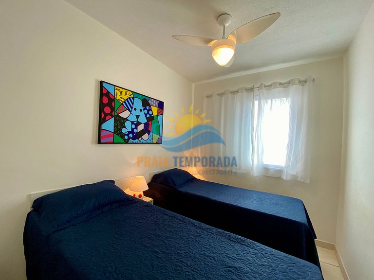 Apartamento próximo a praia com lazer completo