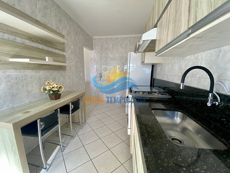 Apartamento com linda vista para o mar, prédio com piscina