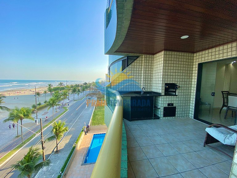 A201 - Vista Mar | 3 Quartos c/ Wifi e Churrasqueira