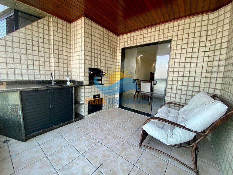 A201 - Vista Mar | 3 Quartos c/ Wifi e Churrasqueira
