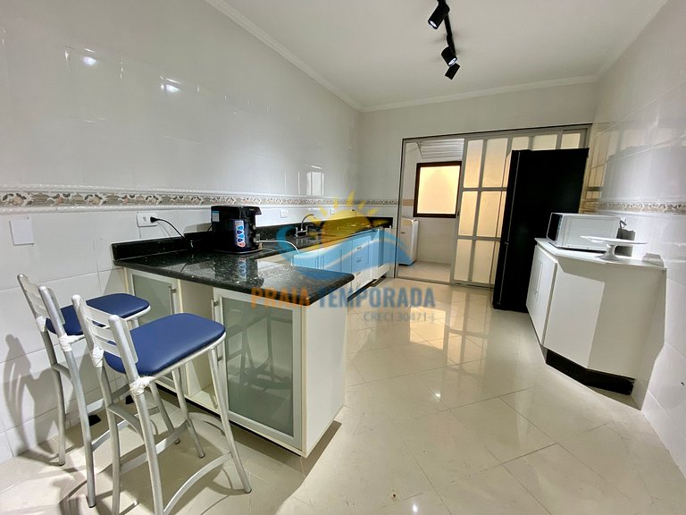 A201 - Vista Mar | 3 Quartos c/ Wifi e Churrasqueira
