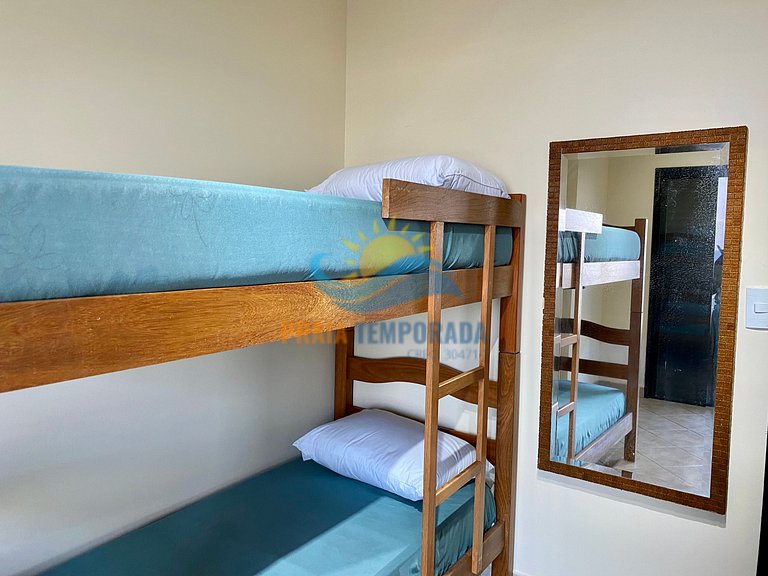 A201 - Vista Mar | 3 Quartos c/ Wifi e Churrasqueira