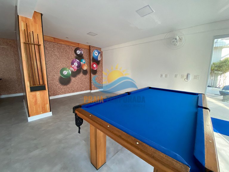 Apartamento próximo a praia com lazer completo