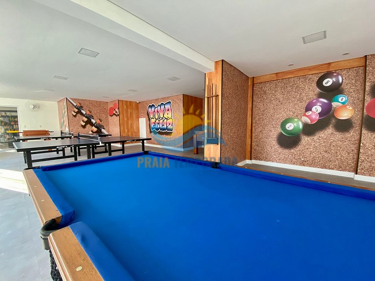 Apartamento próximo a praia com lazer completo
